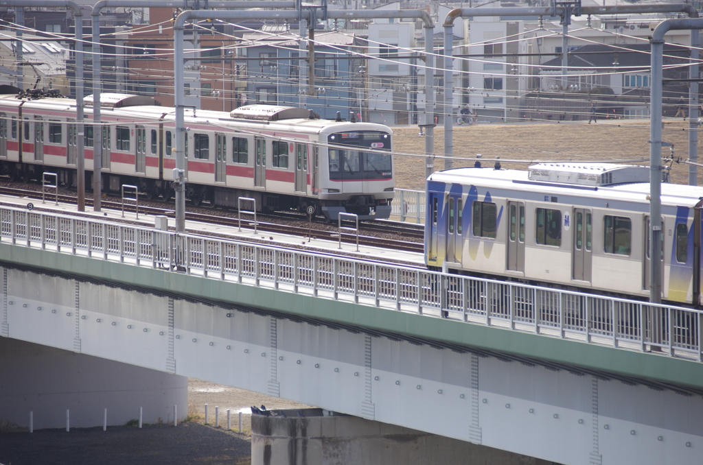 出会い(東急5000系4000番台とみなとみらい線Y500系)