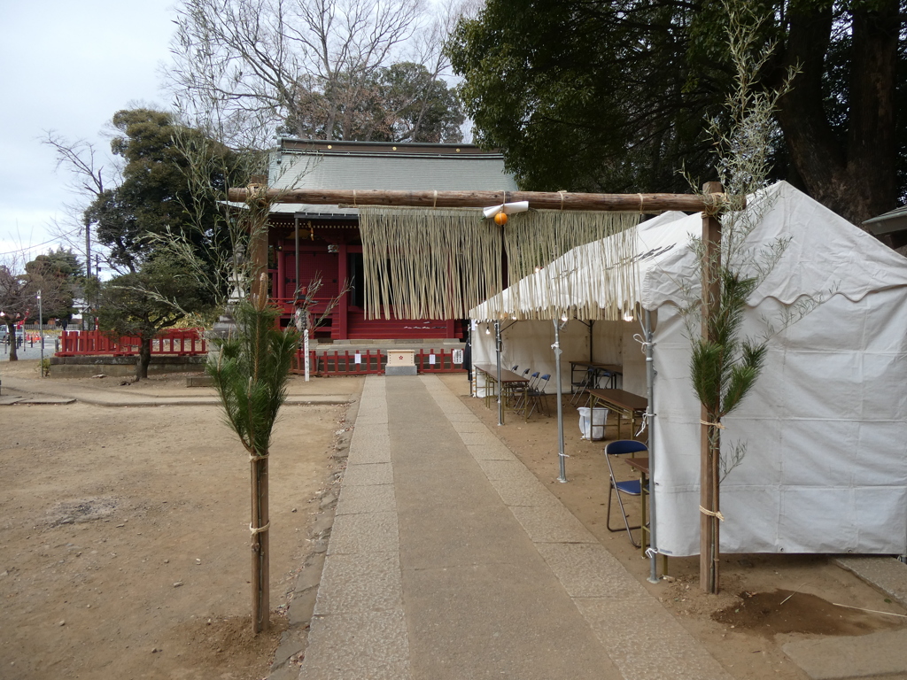 令和６年初詣(三芳野神社 正月飾り)