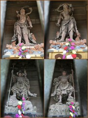 新勝寺仁王門の仏像