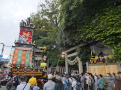 山車のお祓い 山車のお祓い