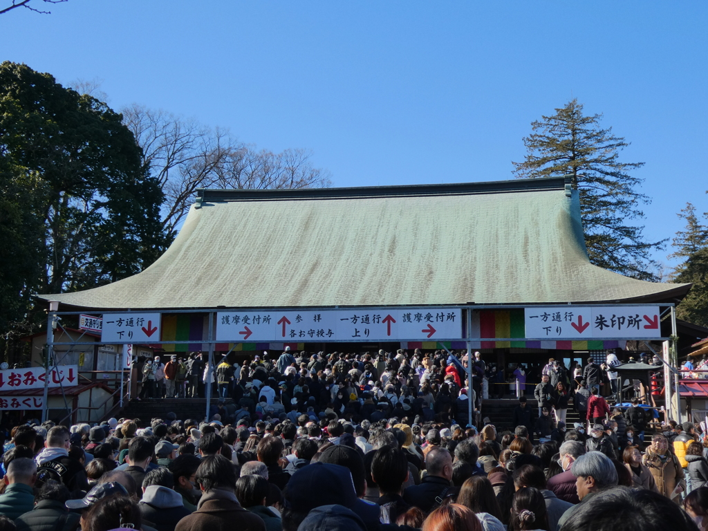 さすが埼玉県一初詣客が集まる寺院