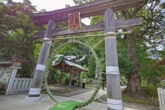 高麗神社の茅の輪