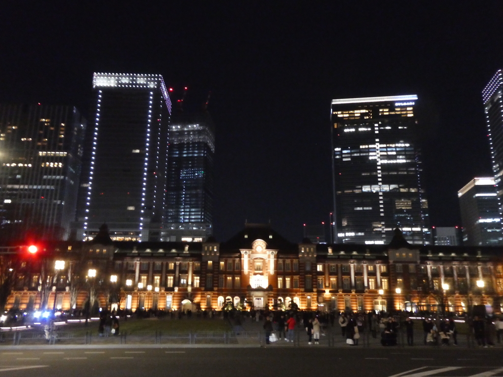 久々の東京駅夜景(１)