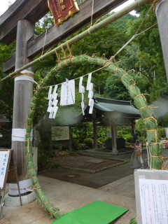 高麗神社の茅の輪