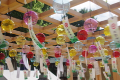 松陰神社の風鈴(１)