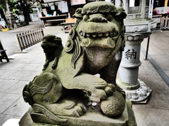 大原神社狛犬(吽形)