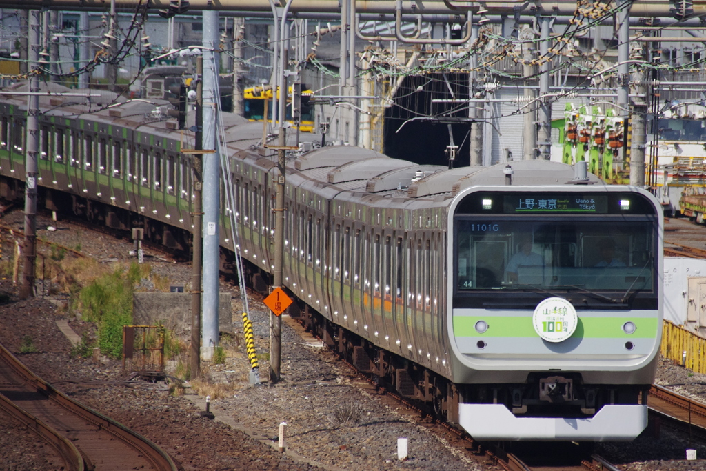 山手線E235系205系デザイン