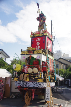 郭町の山車、今年も舞台として・・・