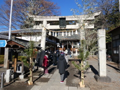 お正月の仙波日枝神社(２)