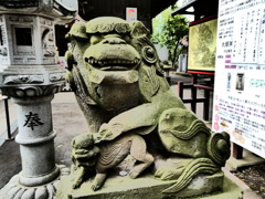 大原神社狛犬(阿形)