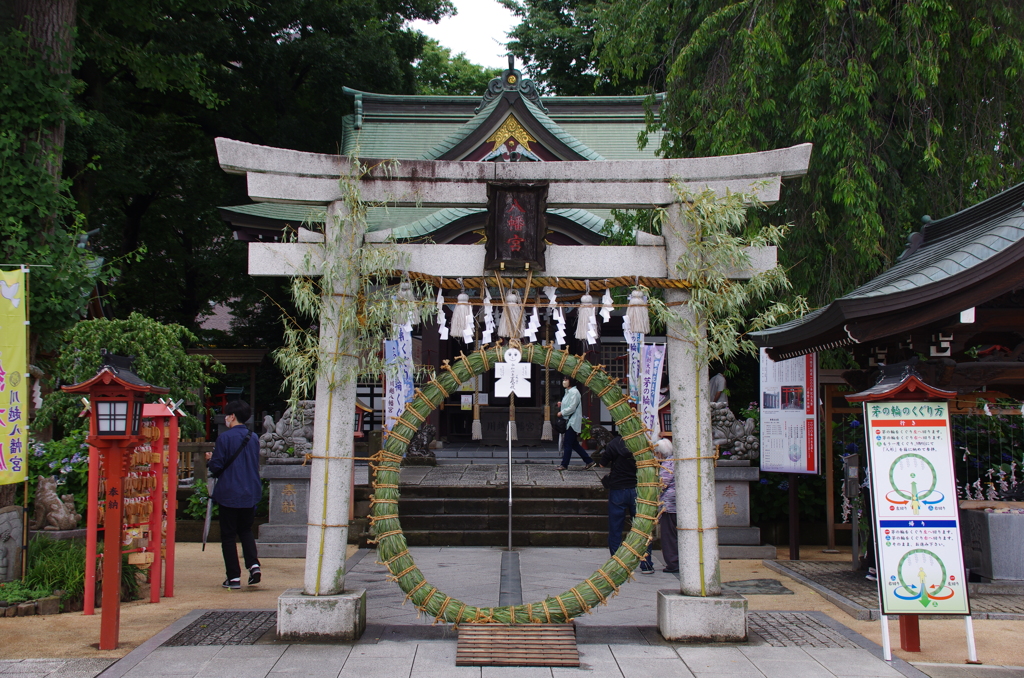 茅の輪in川越八幡宮