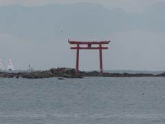 名島の赤鳥居