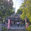 川越八幡宮改修中