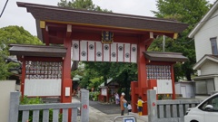 五方山熊野神社神門