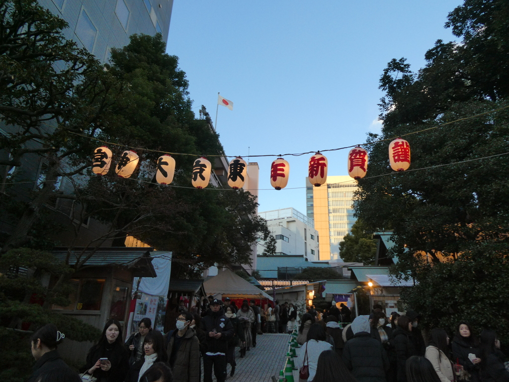 東京大神宮の初詣(１)