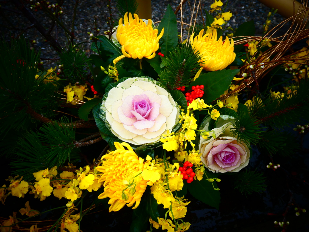 妙昌寺の花手水(2)