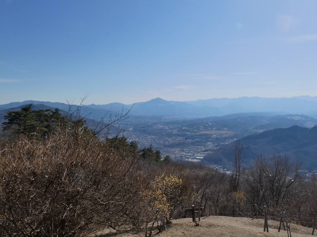 宝登山頂頂上から