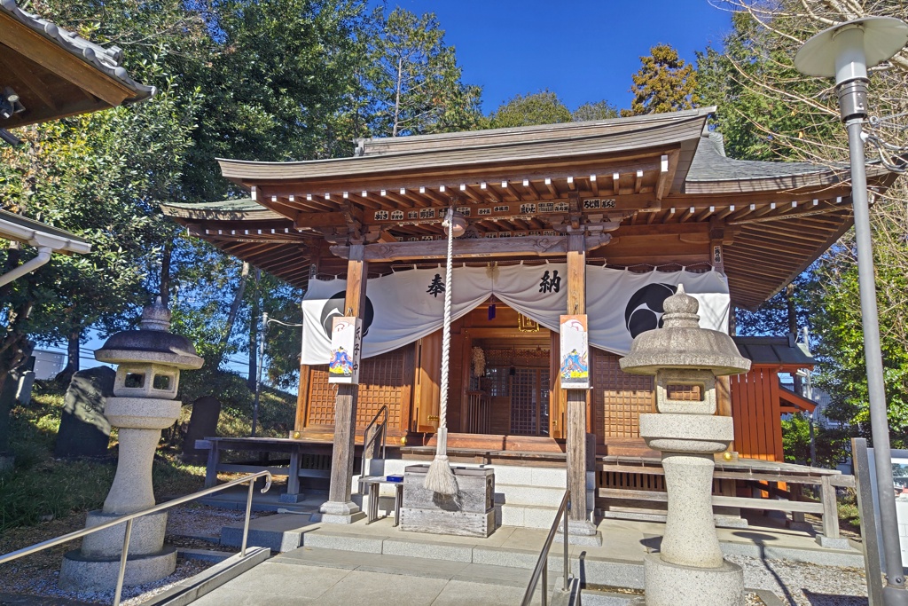 お正月の仙波日枝神社(１)
