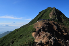 赤岳と富士山