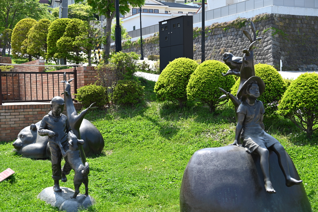 元町公園のオブジェたち