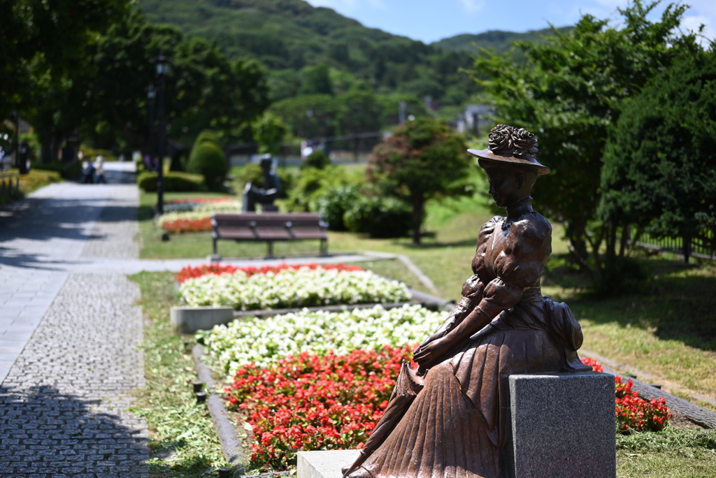 ハイカラさん越しの旅人