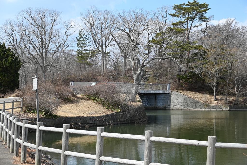 大沼国定公園から　石段