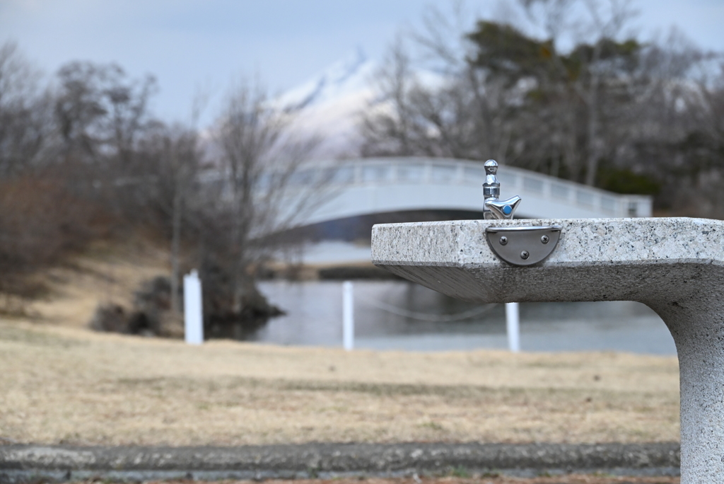 大沼国定公園から　水飲み場