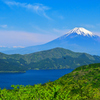 富士山と芦ノ湖