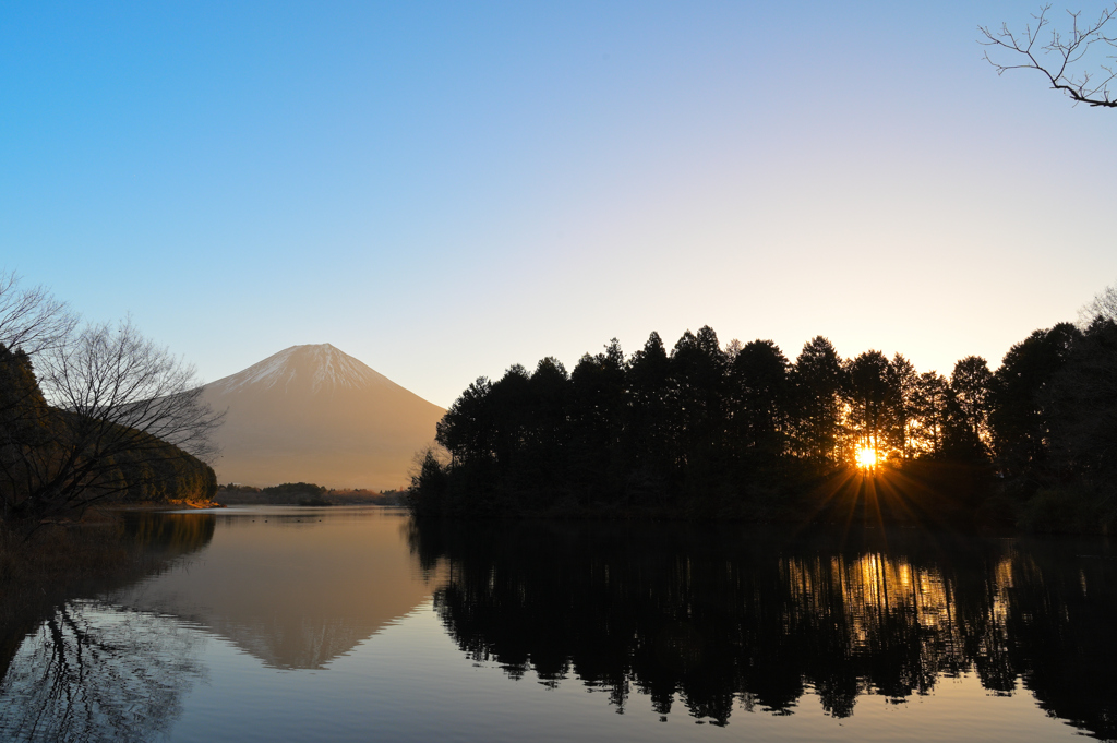 富士山日の出