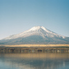 山中湖より富士山を望む