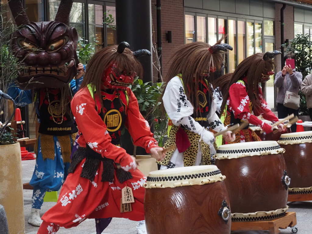 太鼓の演奏