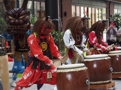 太鼓の演奏