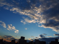 今日の夕焼け；7.17