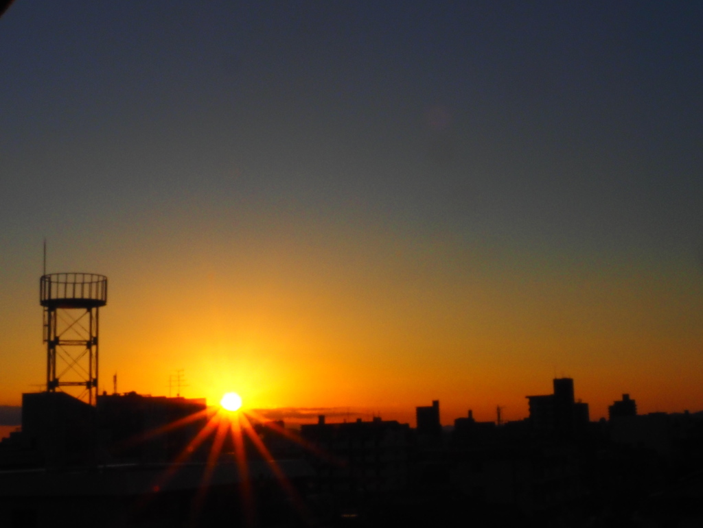 今日の夕日　2022.12.29
