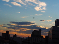 夕焼け；7.17