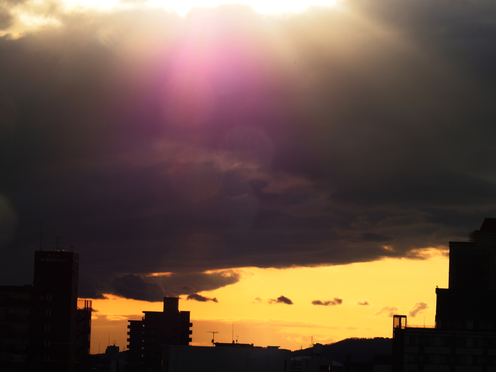 今日の夕日2023.3.18
