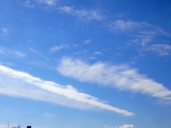 今日の空