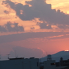 陽が沈みました