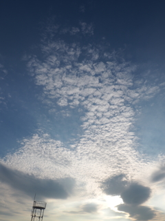 今日の雲
