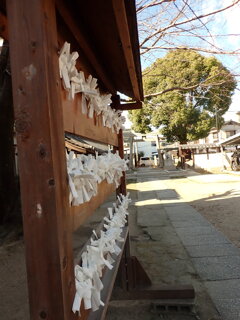 神社にて　１