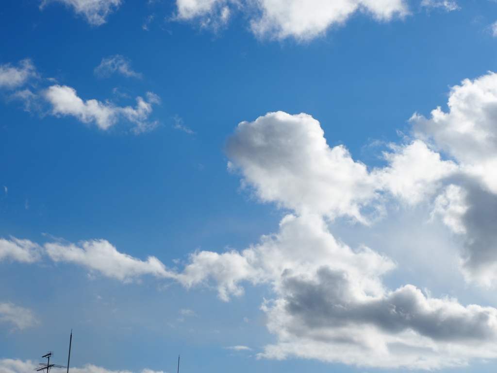 今日の空