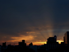 夕暮れ