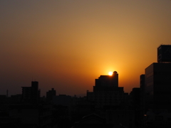 今日の夕陽