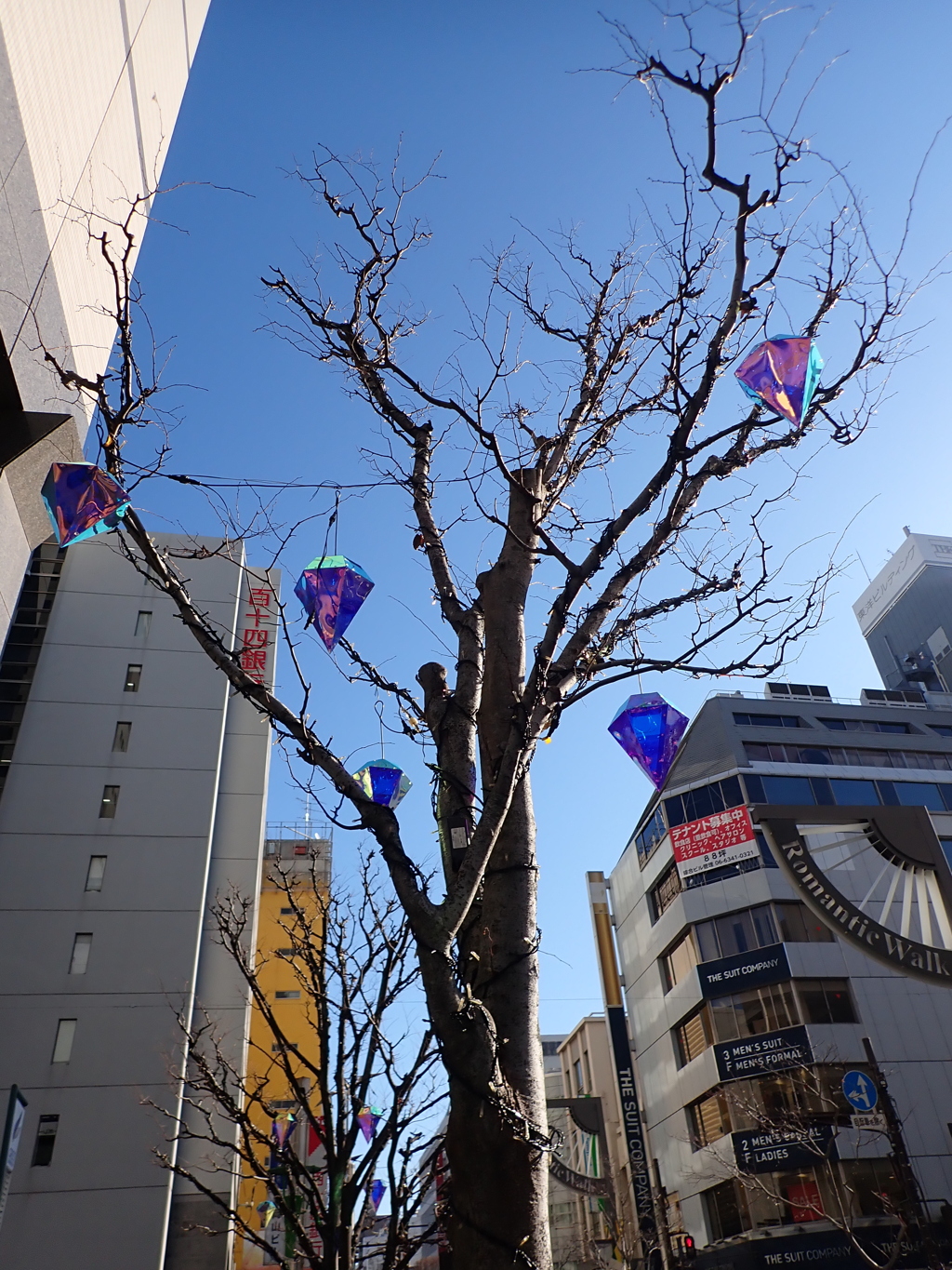 師走の街中