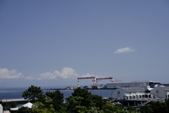 夏の抜けるような青空