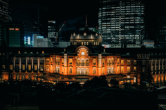 東京駅夜景