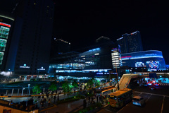 大阪梅田駅夜景