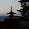 清水寺　夕暮れ