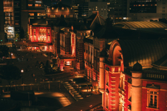 東京駅夜景