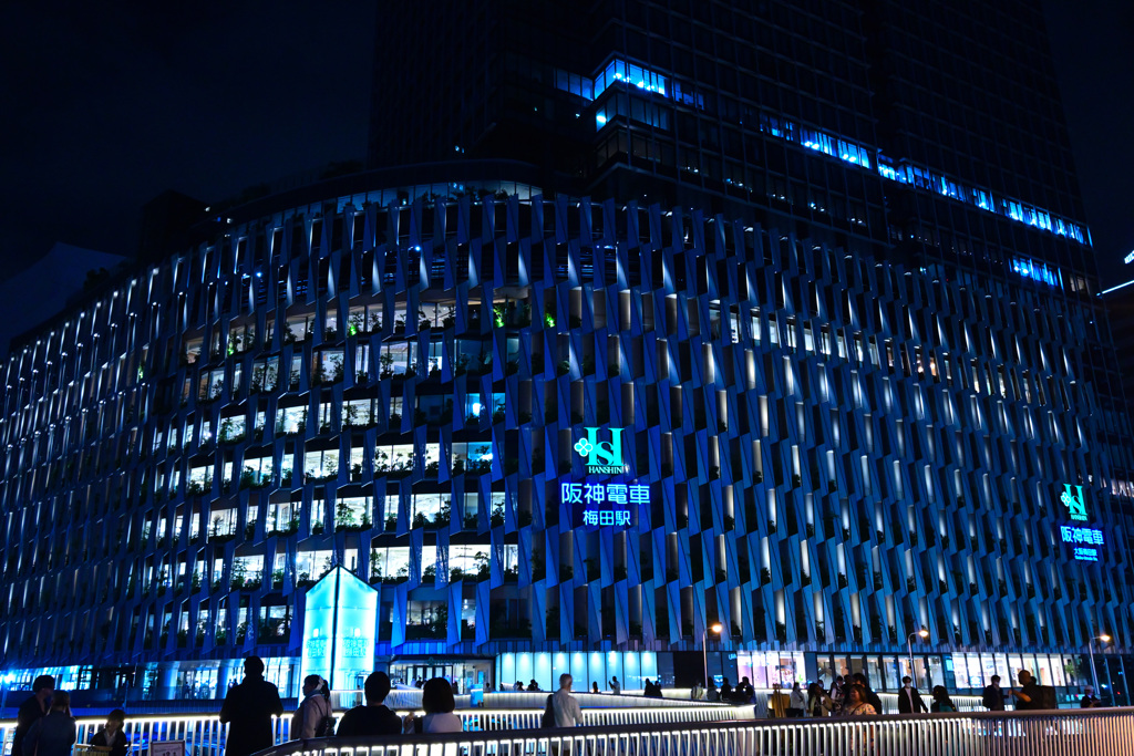 大阪梅田駅夜景